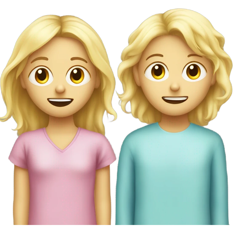 Two blonde children, sick, each in their own bed, wearing covid masks, one Boy, one girl,, at home, get well soon sign with yellow heart emoji