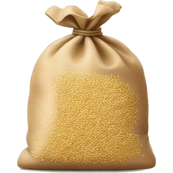bag with seeds emoji