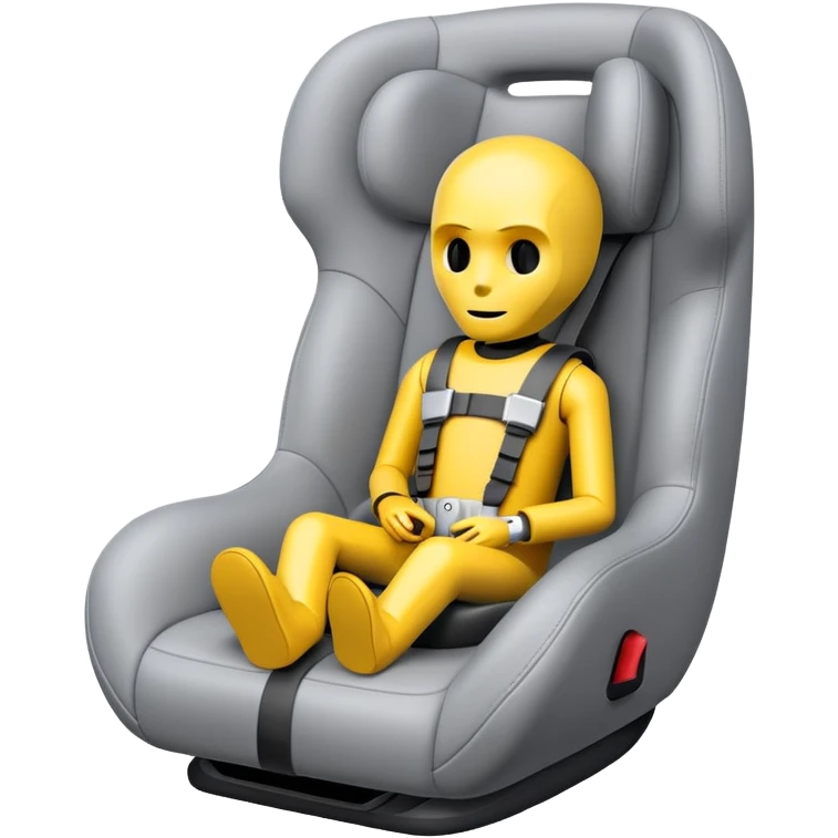 crash test dummy in the seat  emoji