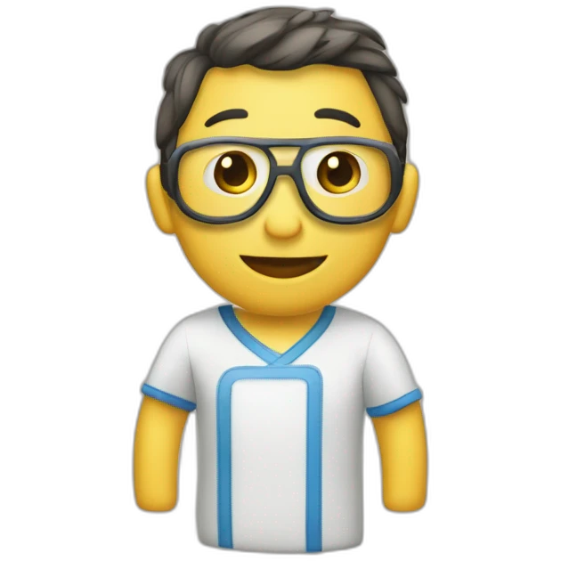 auxiliar sociosanitaria divertida emoji