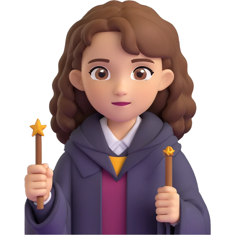 Hermione Granger from Harry Potter emoji