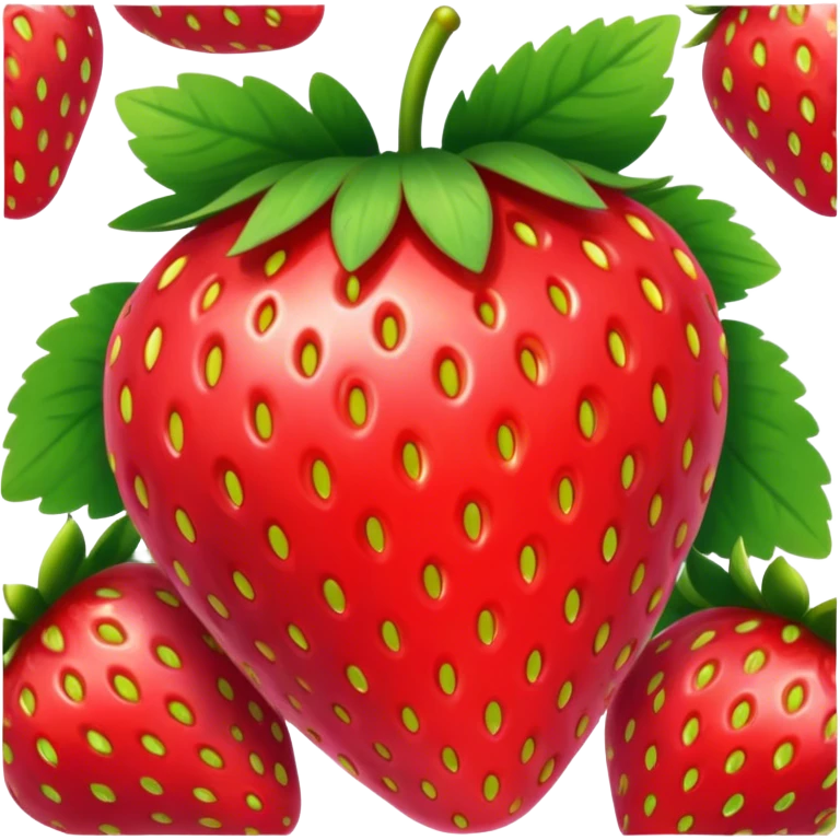Strawberry pecs emoji