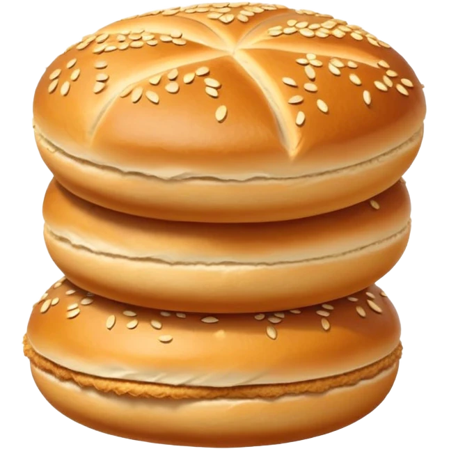 two Kartoffelbrötchen stacked emoji