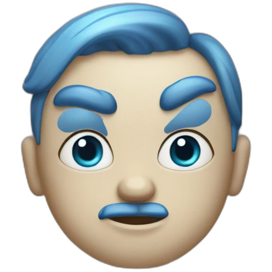triko mit nummer 17 mit blau augen  emoji