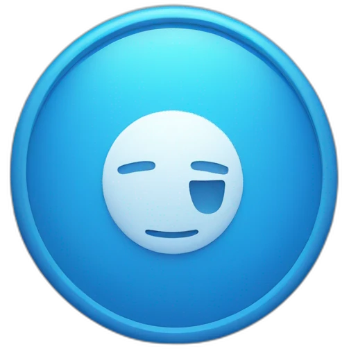 Blue Verification badge emoji