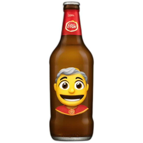 botellin de cruzcampo emoji