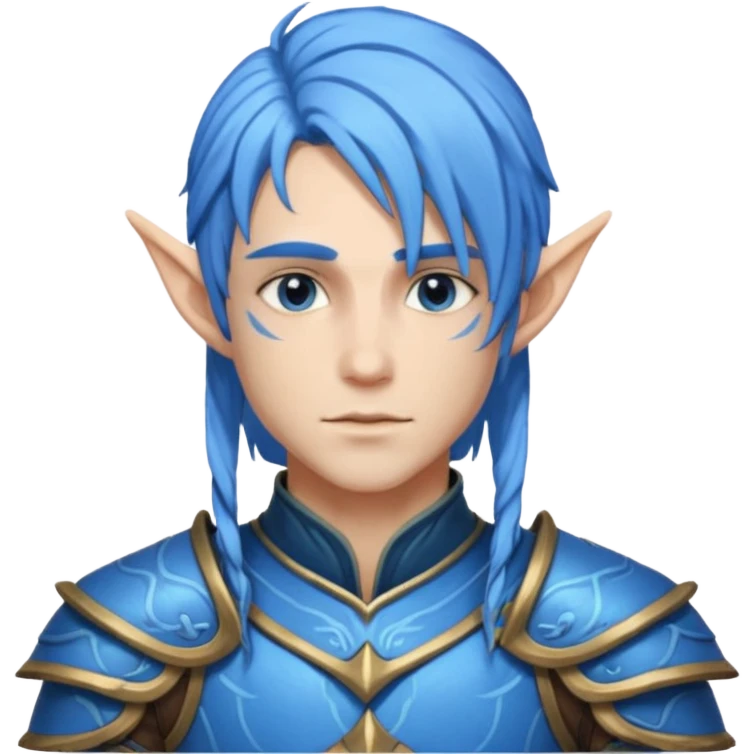 ESO male water elf emoji