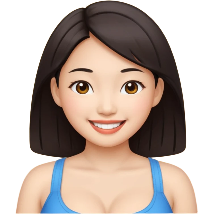 nude asian girl big boobs emoji
