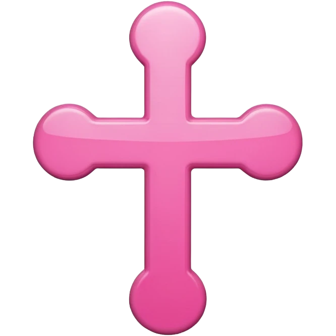 mac os icon pink cross icon emoji
