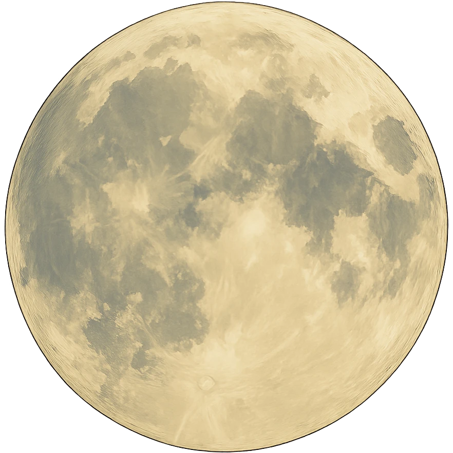realistic ghibli style moon emoji
