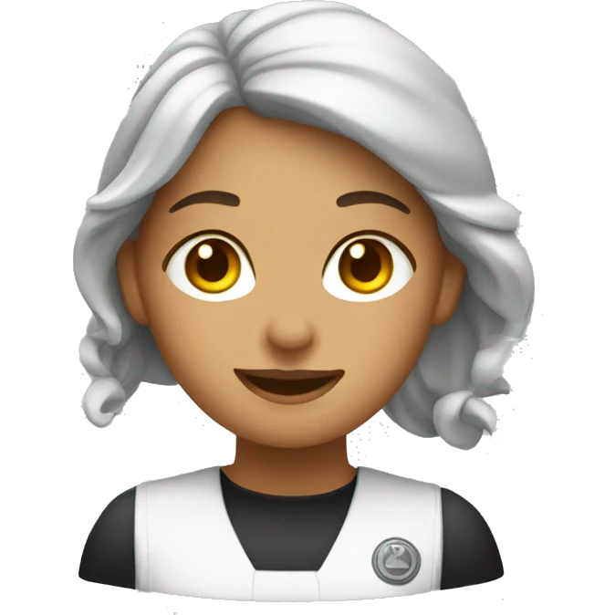 a female barista emoji