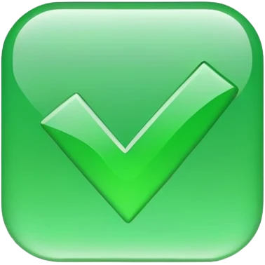 green checkmark symbol emoji