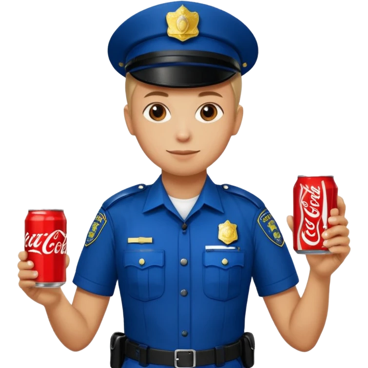 Coca cola police emoji