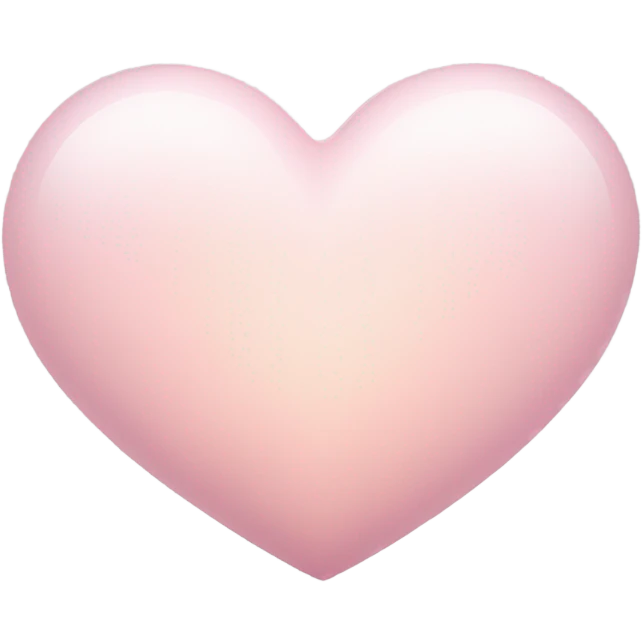 Light pink heart emoji