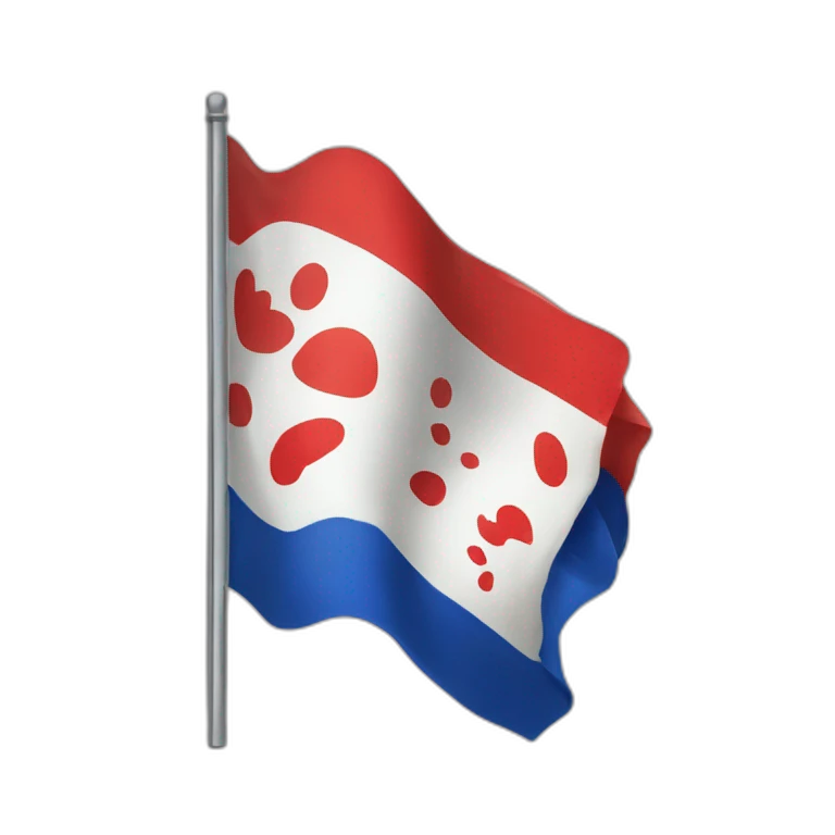 drapeau francais qui se fait frapper par les japonais emoji