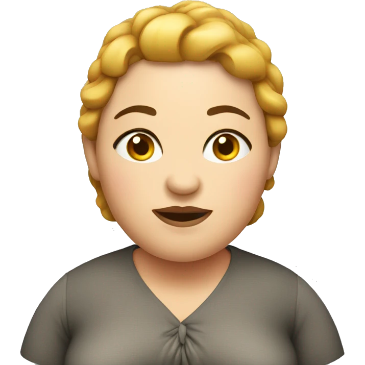 Fat women emoji