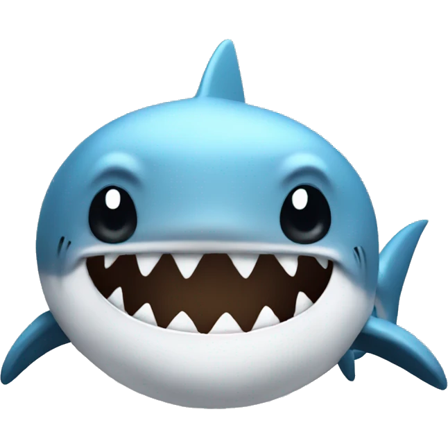 shark with a panda on its head emoji
