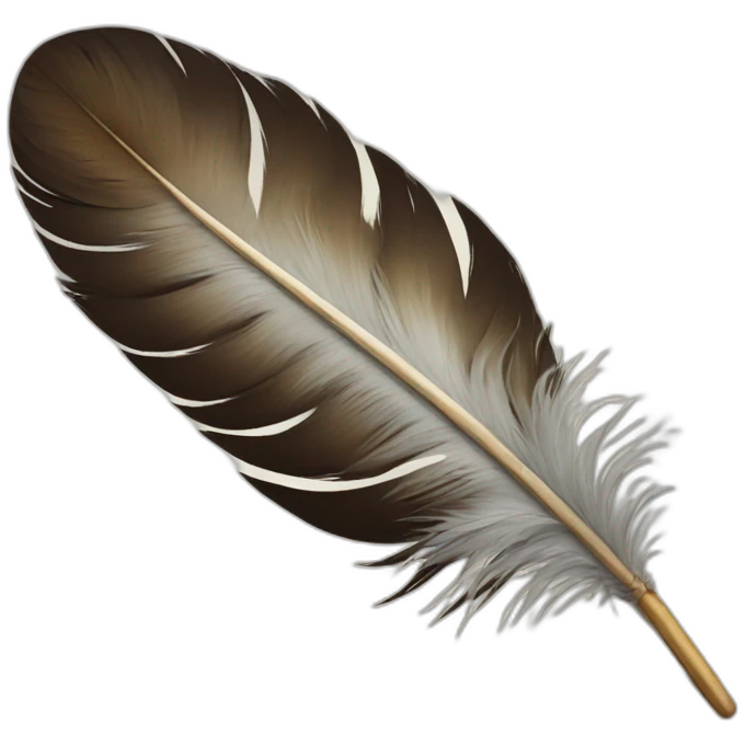 feather notes emoji