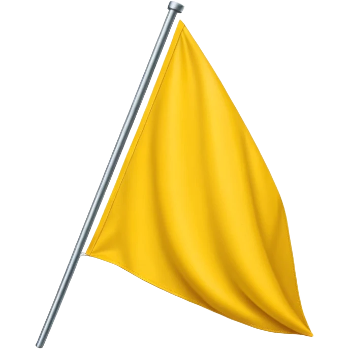 Make a yellow colour triangular flag emoji emoji
