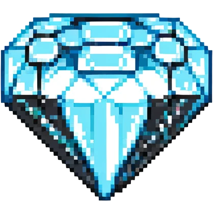 Minecraft diamond emoji