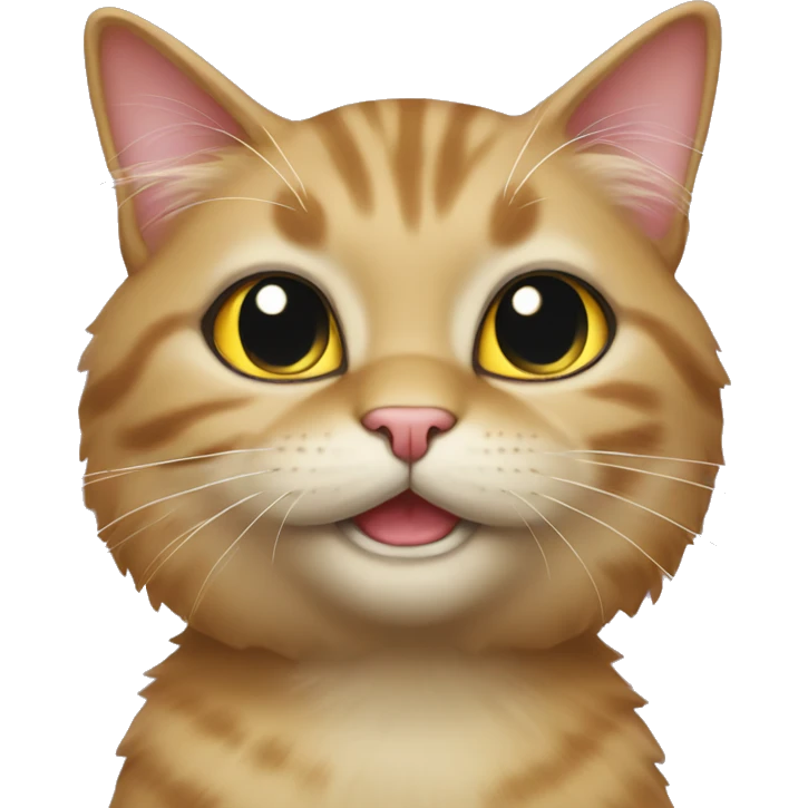 persa cat smilling emoji