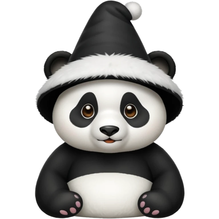 panda with conical hat emoji