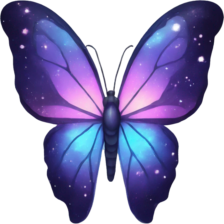 Nebula Crystal Butterfly emoji