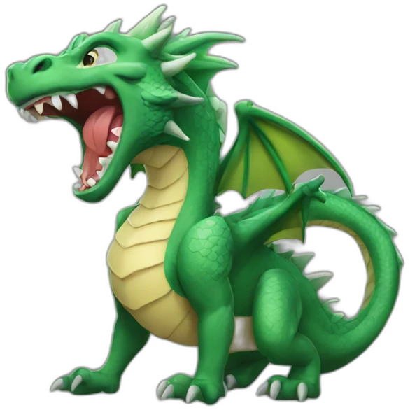 dragon roar emoji