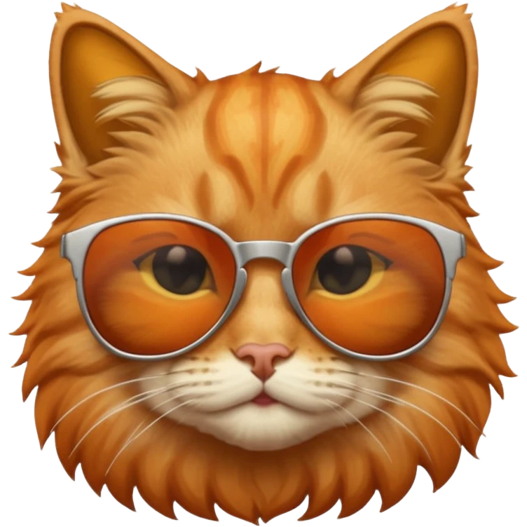 Cat wearing sunglasses emoji