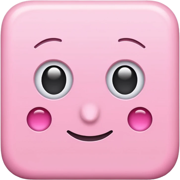 Pembe kare emoji
