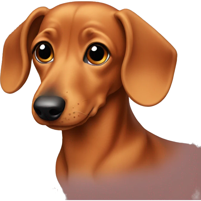 cute dashchund emoji