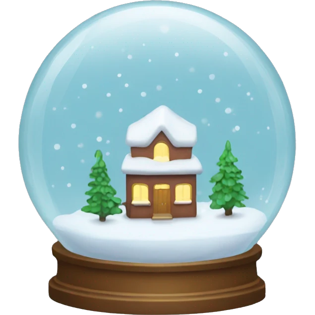 snow globe emoji