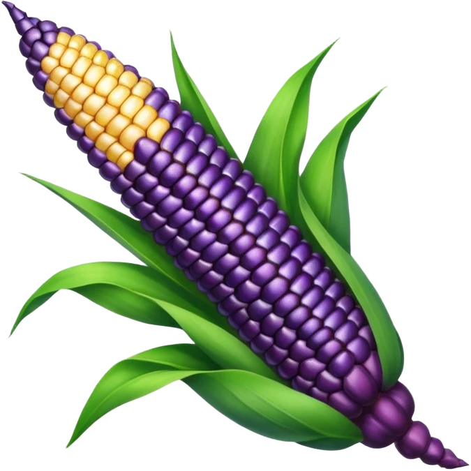 SINGLE PURPLE CORN emoji