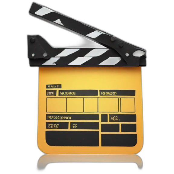 directors clapboard emoji