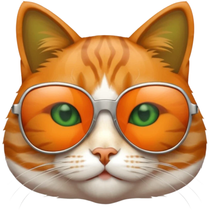 Cat wearing sunglasses emoji