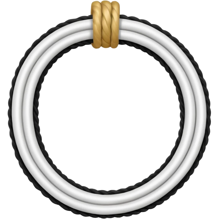 straight white rope emoji