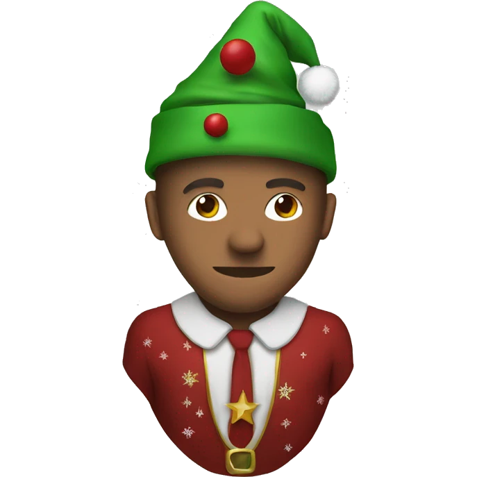 Elon Mask in Christmas costume  emoji