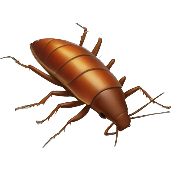 Cockroach in a pool emoji