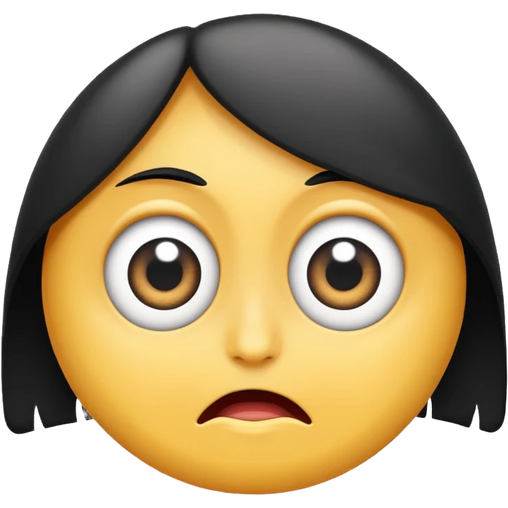 Make them rolling eyes  emoji