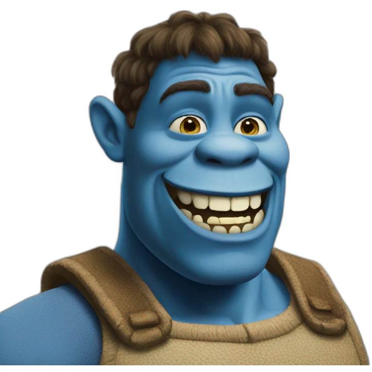 blue-shrek emoji