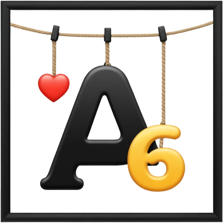 quiero crear iconos para string, Cadena de caracteres (string):    'abc',    '123',    'a1@!',    "a1@!"    emoji