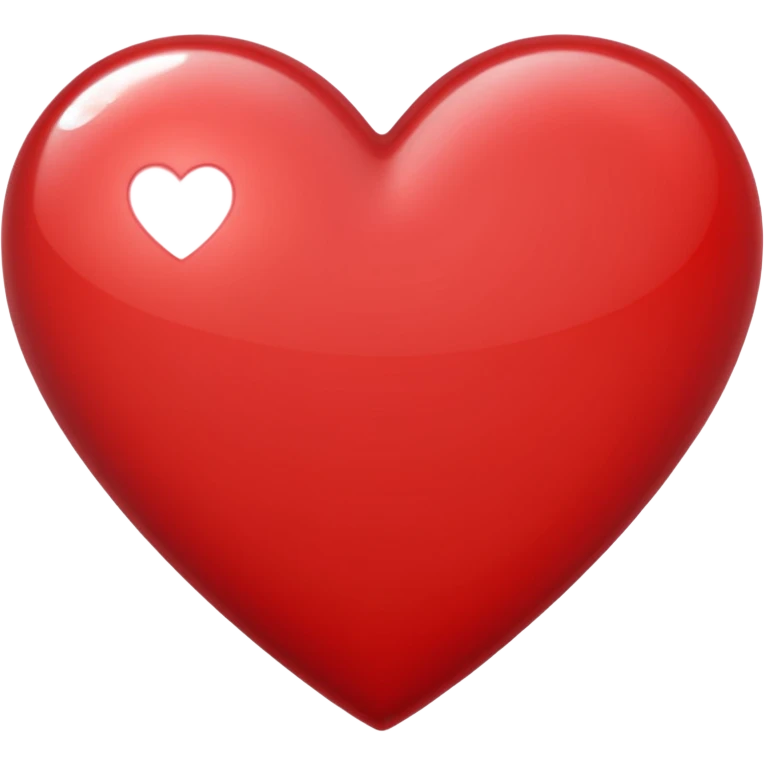 heart with a subtle sparkle emoji
