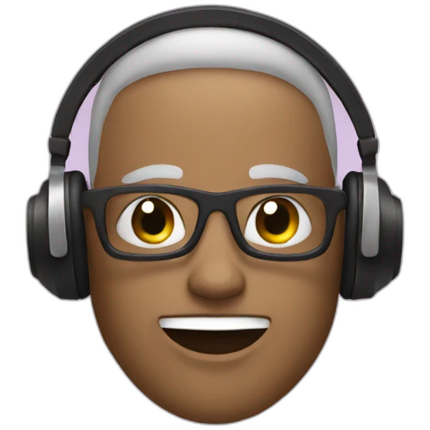listen to music emoji