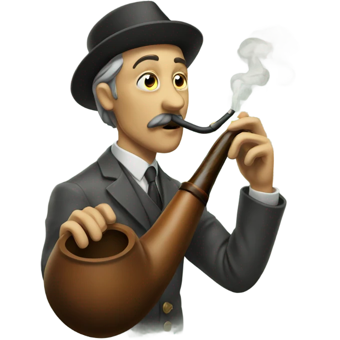 smoking a pipe emoji