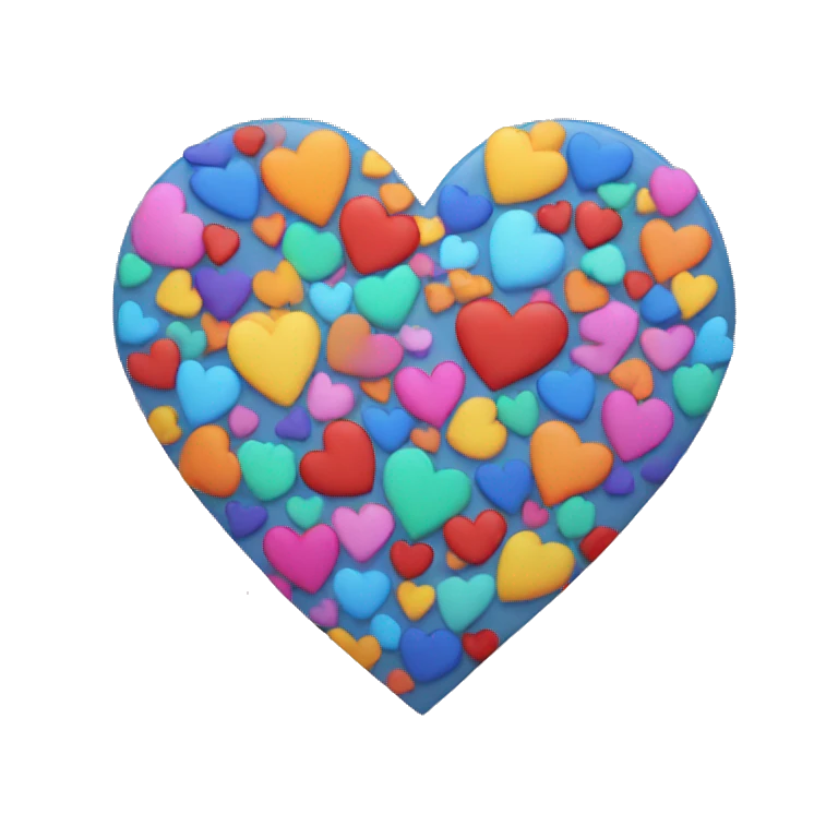 colourful heart emoji