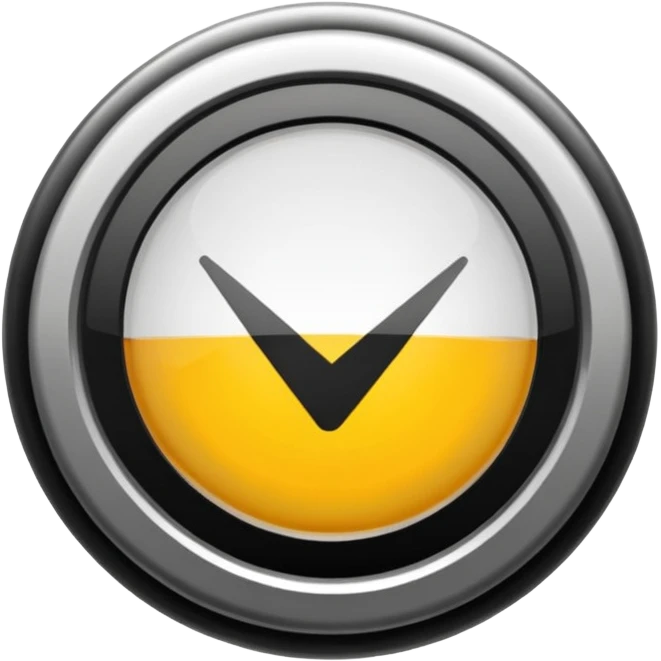 A verification badge  black and white  emoji