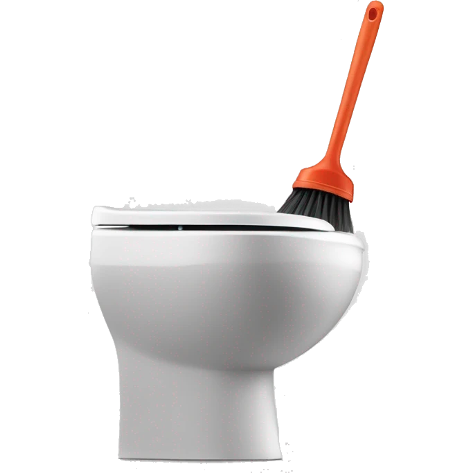 toilet bowl brush emoji
