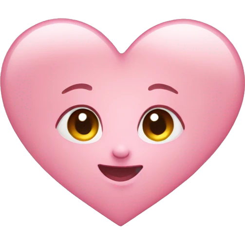 Baby pink heart  emoji