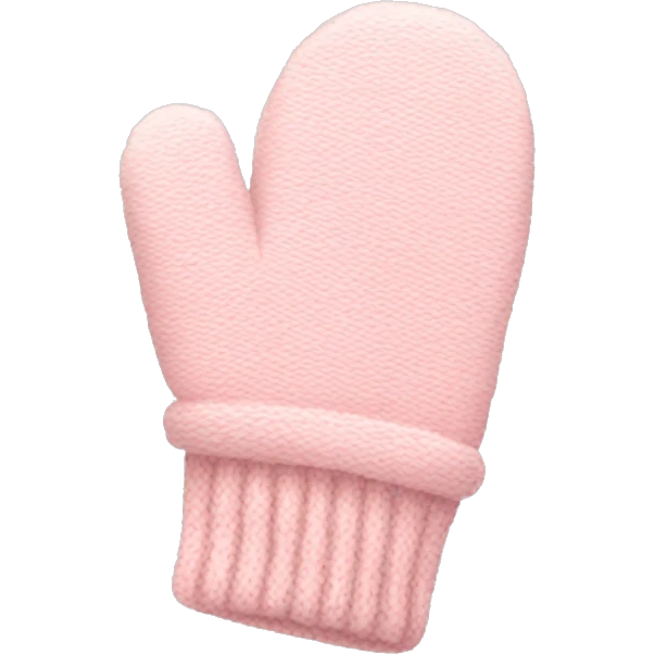 pale pink mittens emoji