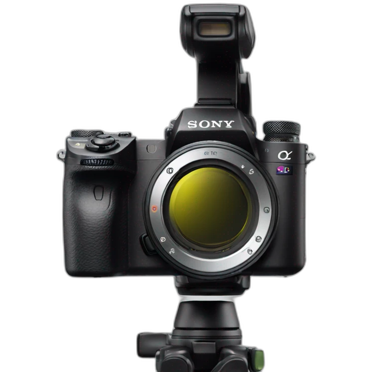 Sony camera on feiyutech camera gimbal emoji
